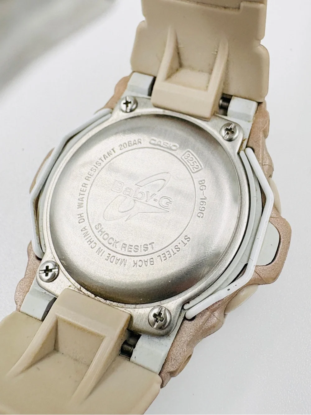 VTG Y2K Casio Baby G Shock Rose Gold Digital Watch